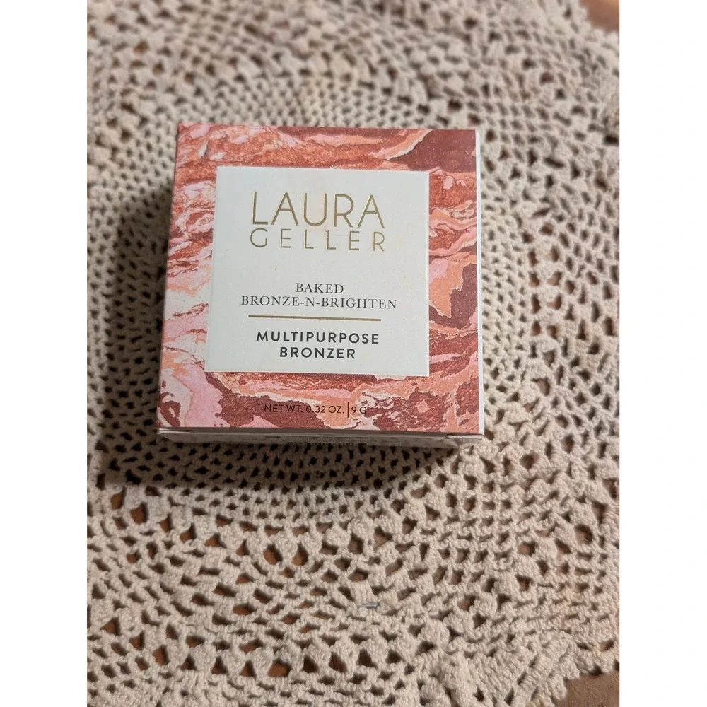 Laura Geller Baked Bronze-n-Brighten Multipurpose Bronzer Medium 0.32oz New